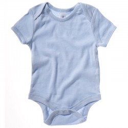 Plain Baby Rib Short Sleeve One Piece Bella 195 GSM